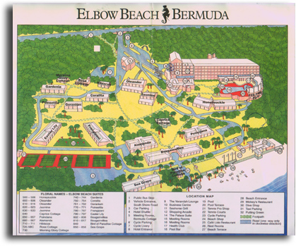 Elbow Beach Reseort Map